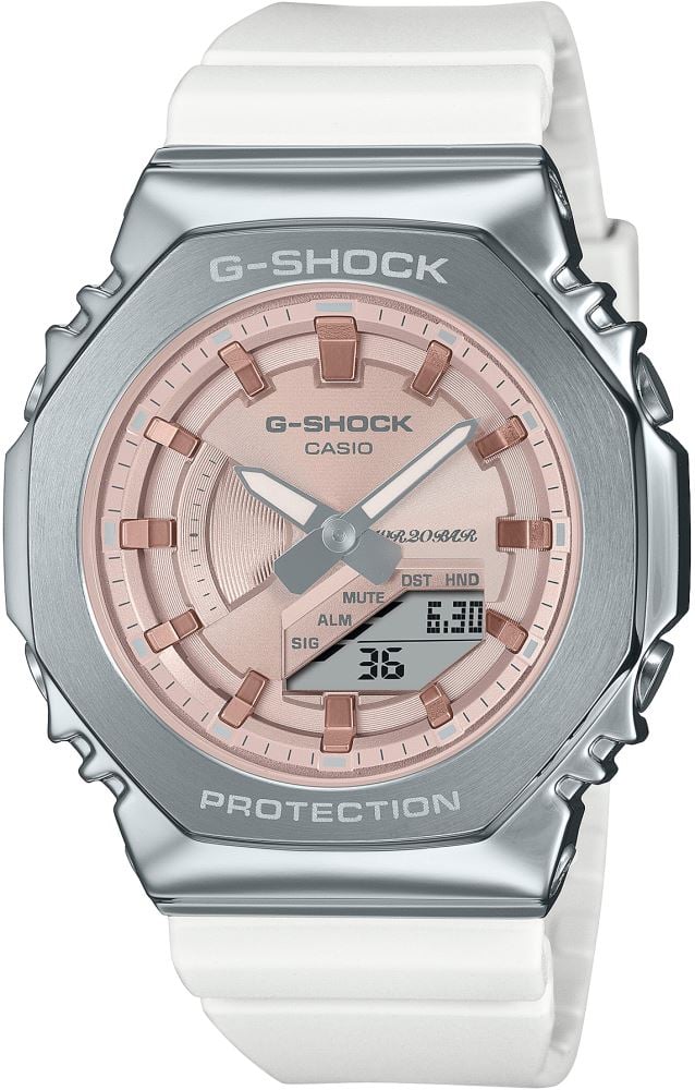 Casio G-SHOCK GM-S2100WS-7ADR Kadın Kol Saati
