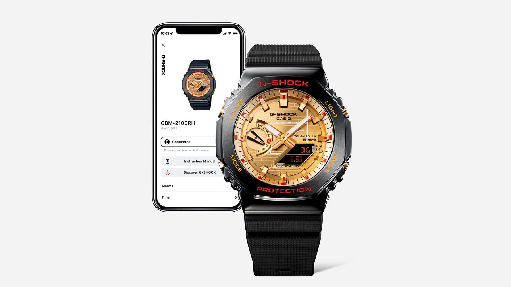 Casio G-SHOCK Solar GBM-2100RH-1ADR Bluetooth Kol Saati