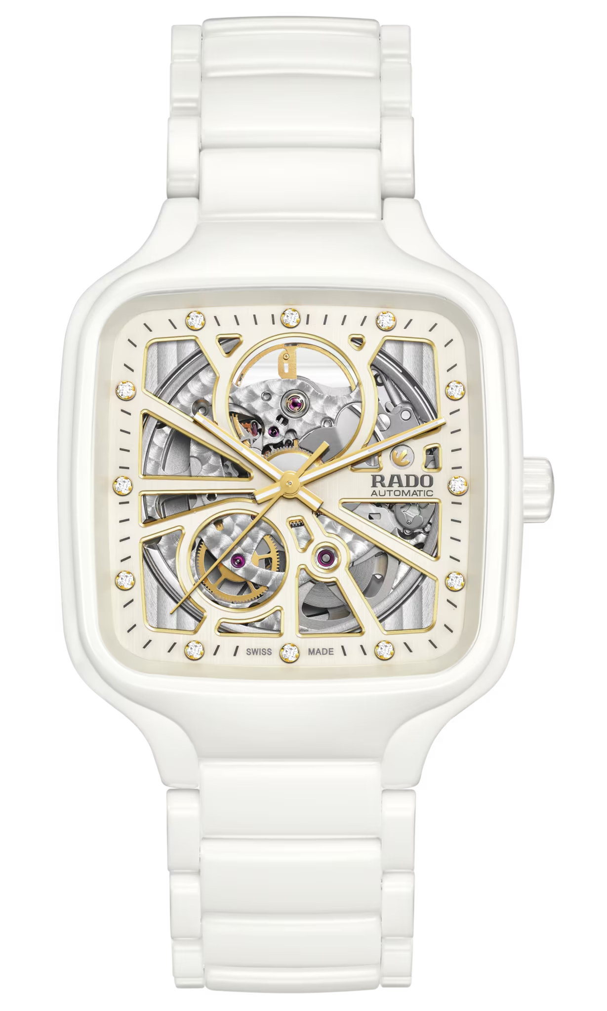Rado True Square Automatic Open Heart R27073702 Kol Saati