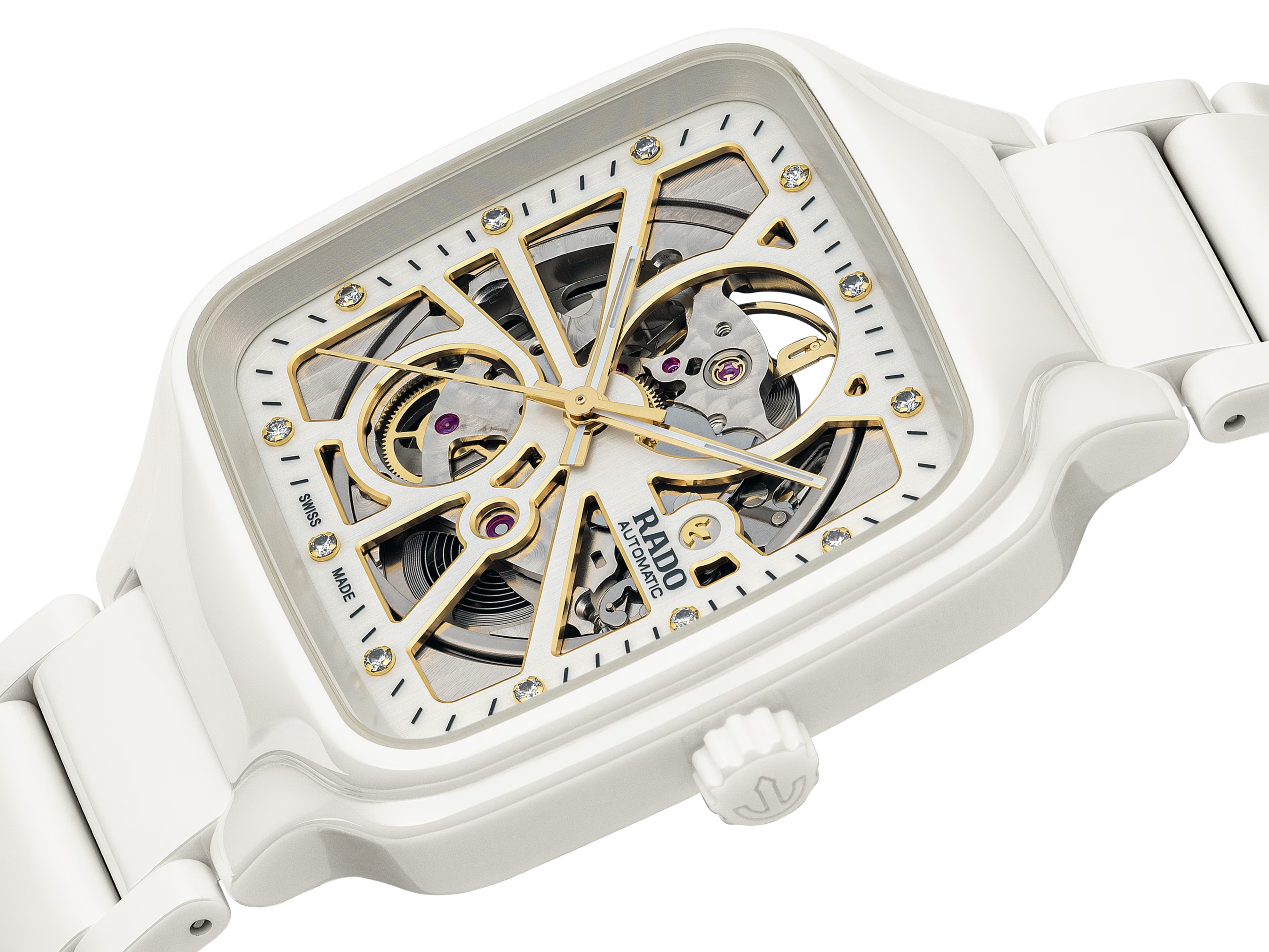 Rado True Square Automatic Open Heart R27073702 Kol Saati