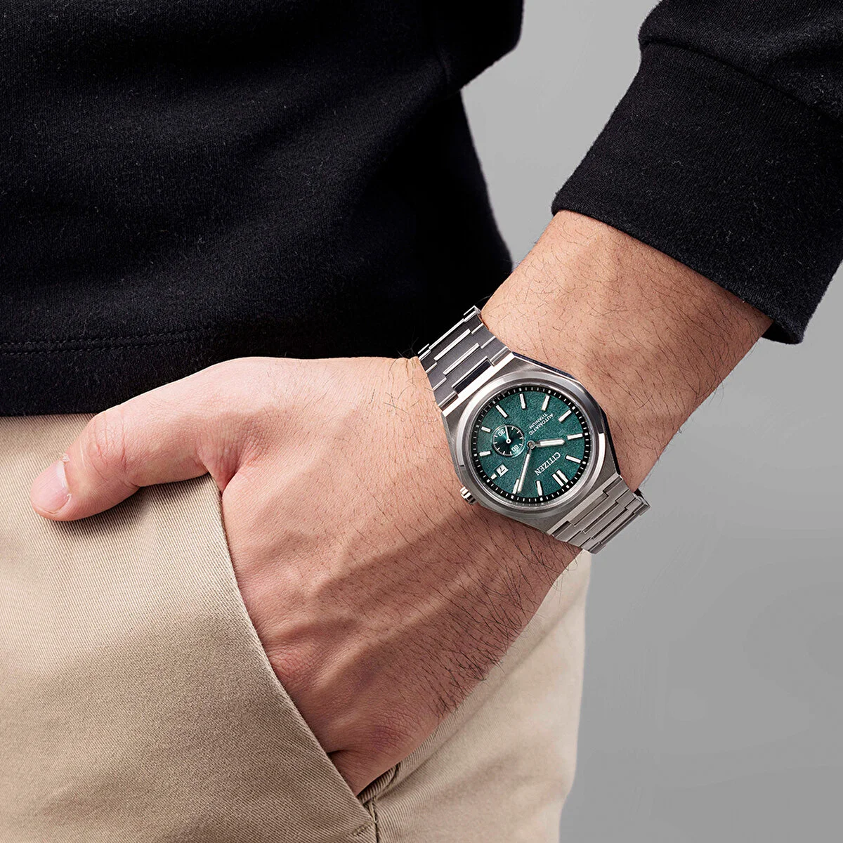 Citizen Zenshin Super Titanium Small Seconds NJ0180-80X Erkek Kol Saati