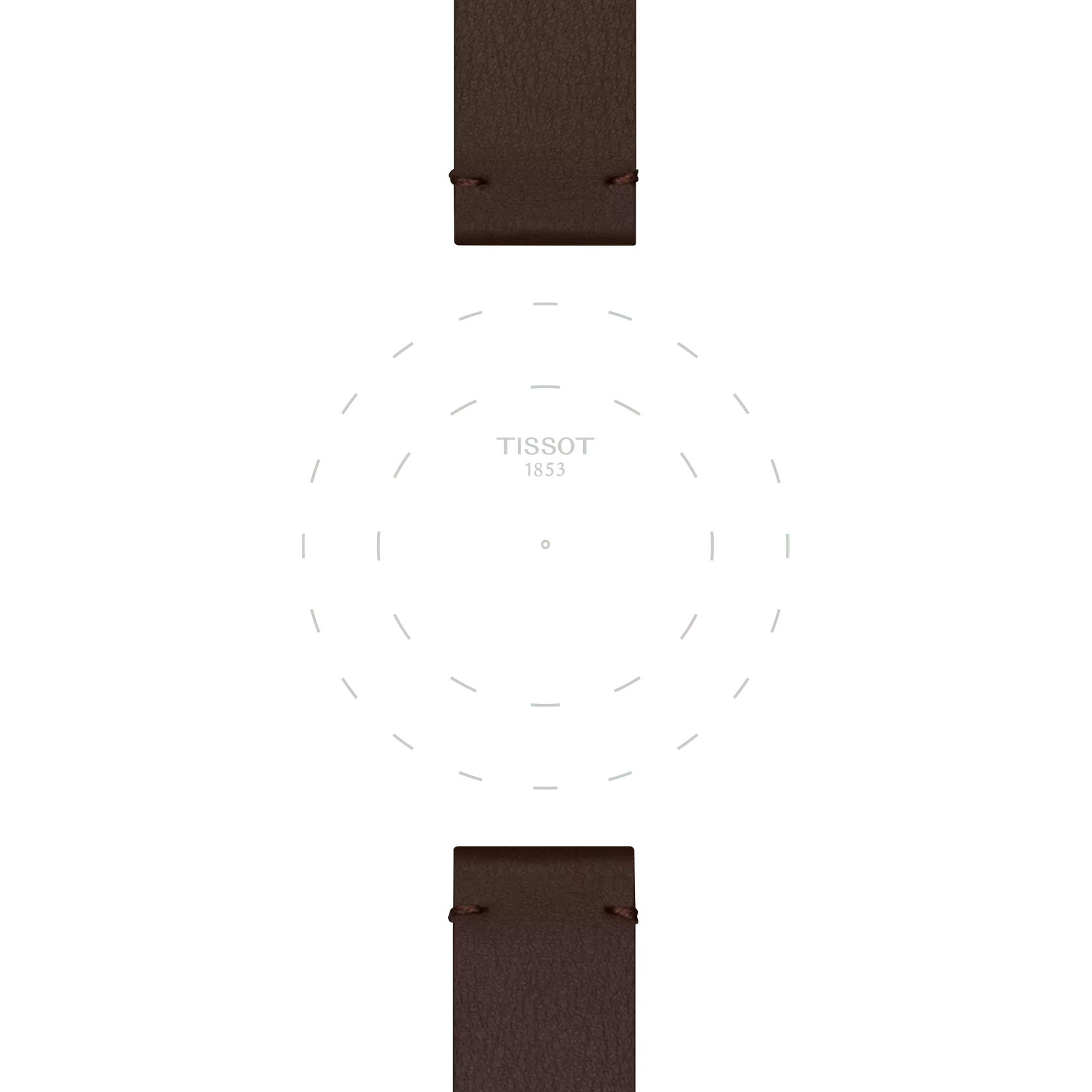 Tissot T852048211 Kahverengi Sentetik Kordon 18 mm