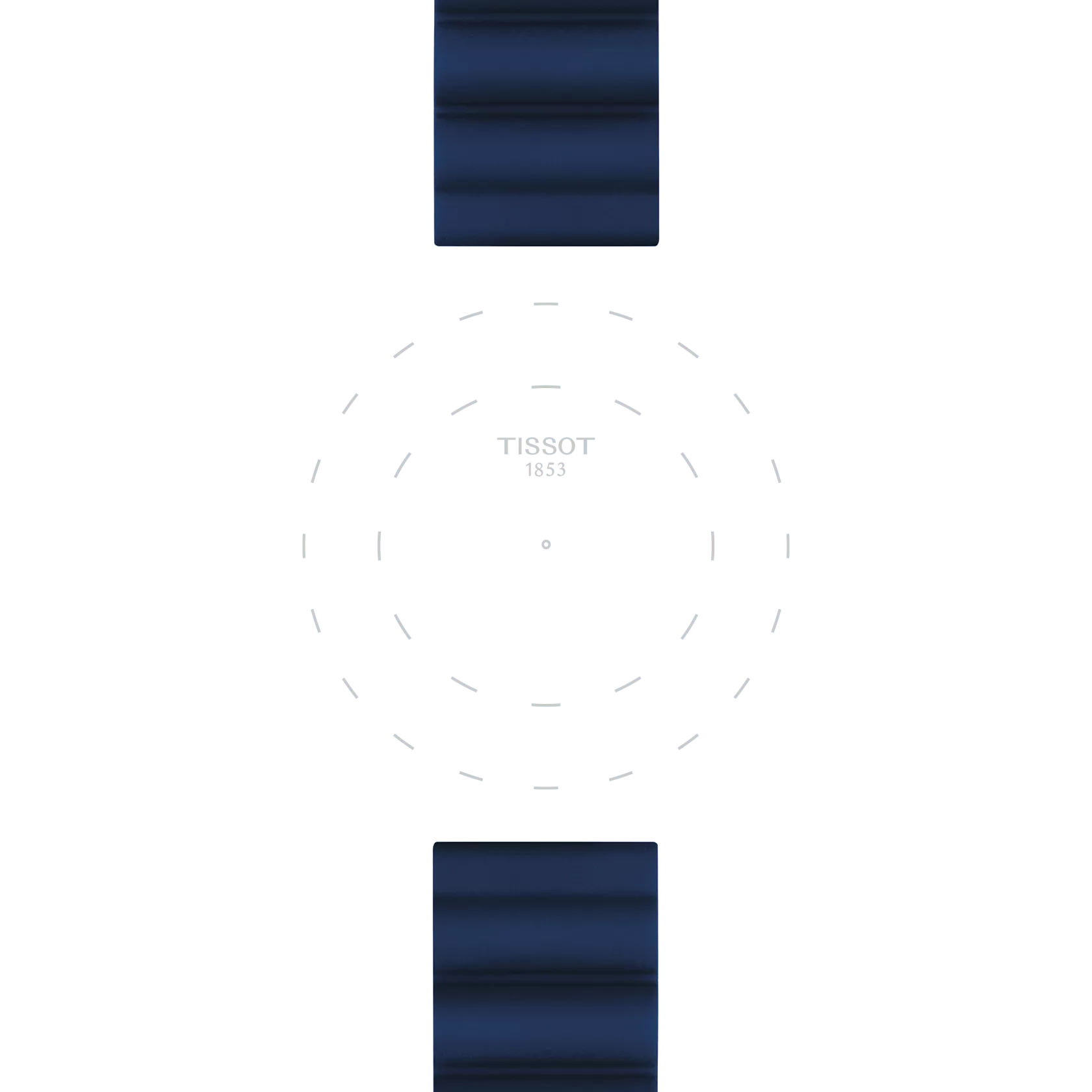 Tissot T852048219 Mavi Kauçuk Kordon 22 mm
