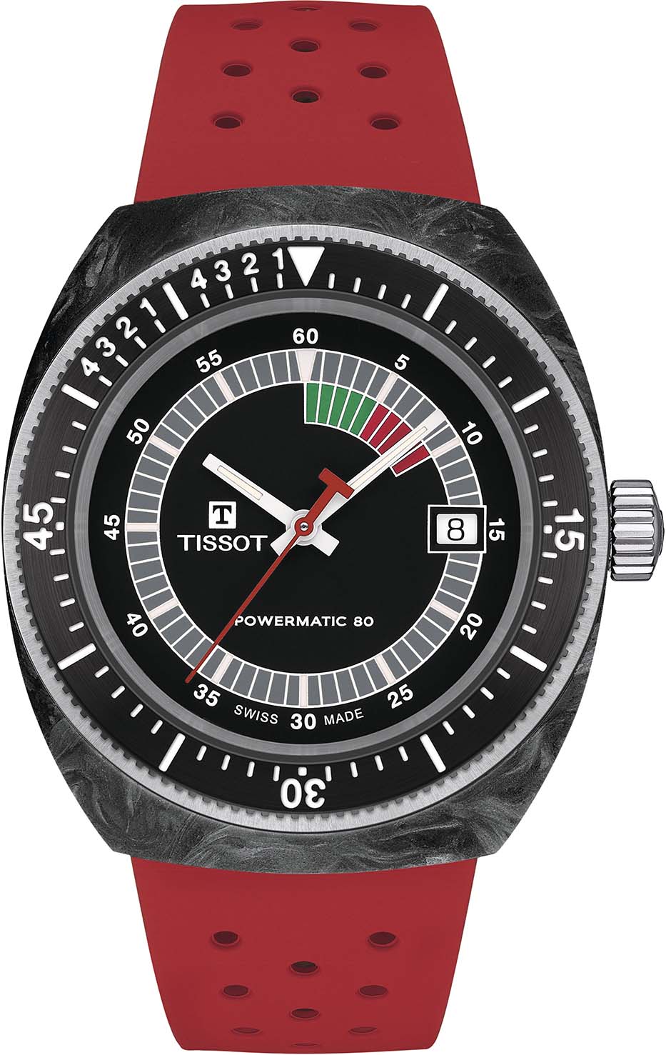 Tissot Sideral T852048860 (T145407) Kırmızı Kauçuk Kordon