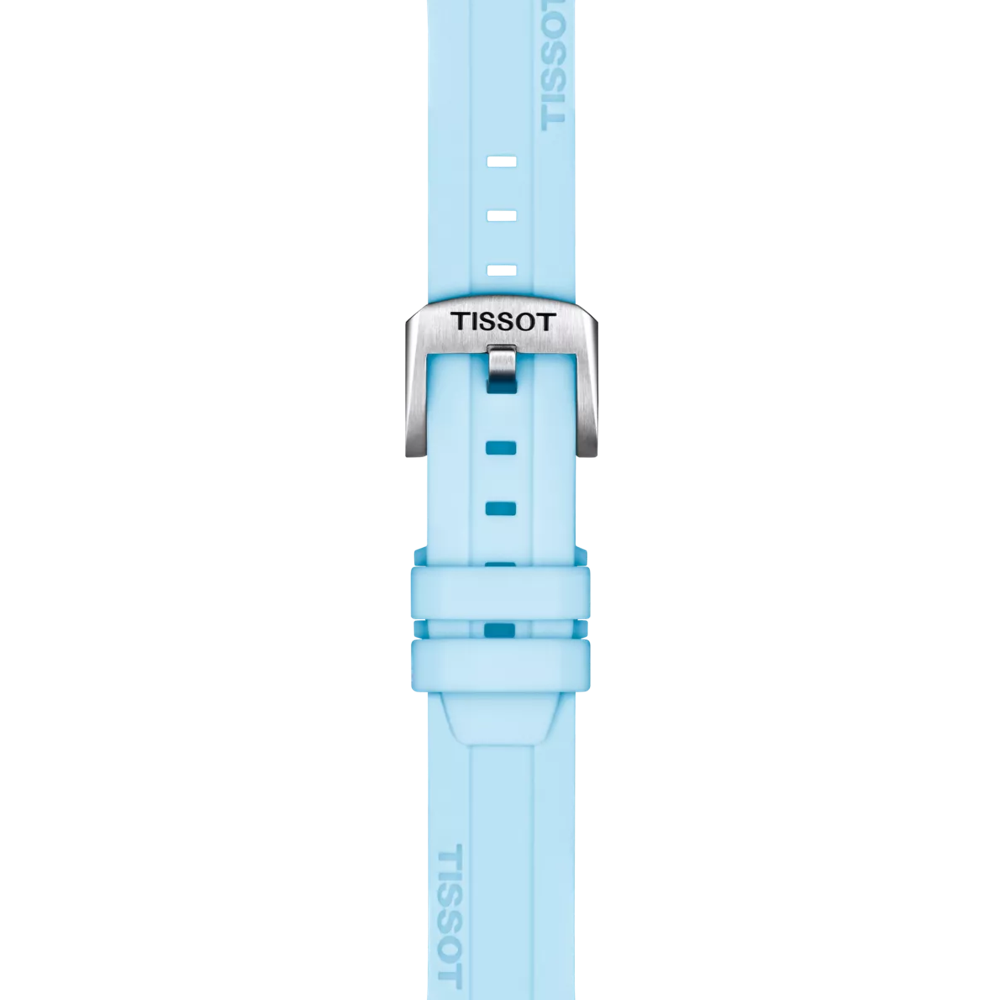 Tissot T852047450 Mavi Kauçuk Kordon 18 mm