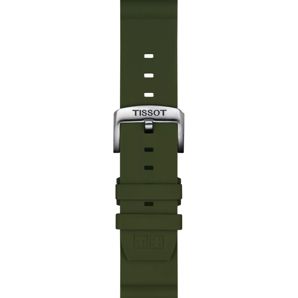 Tissot T852047177 Haki Kauçuk Kordon 22 mm