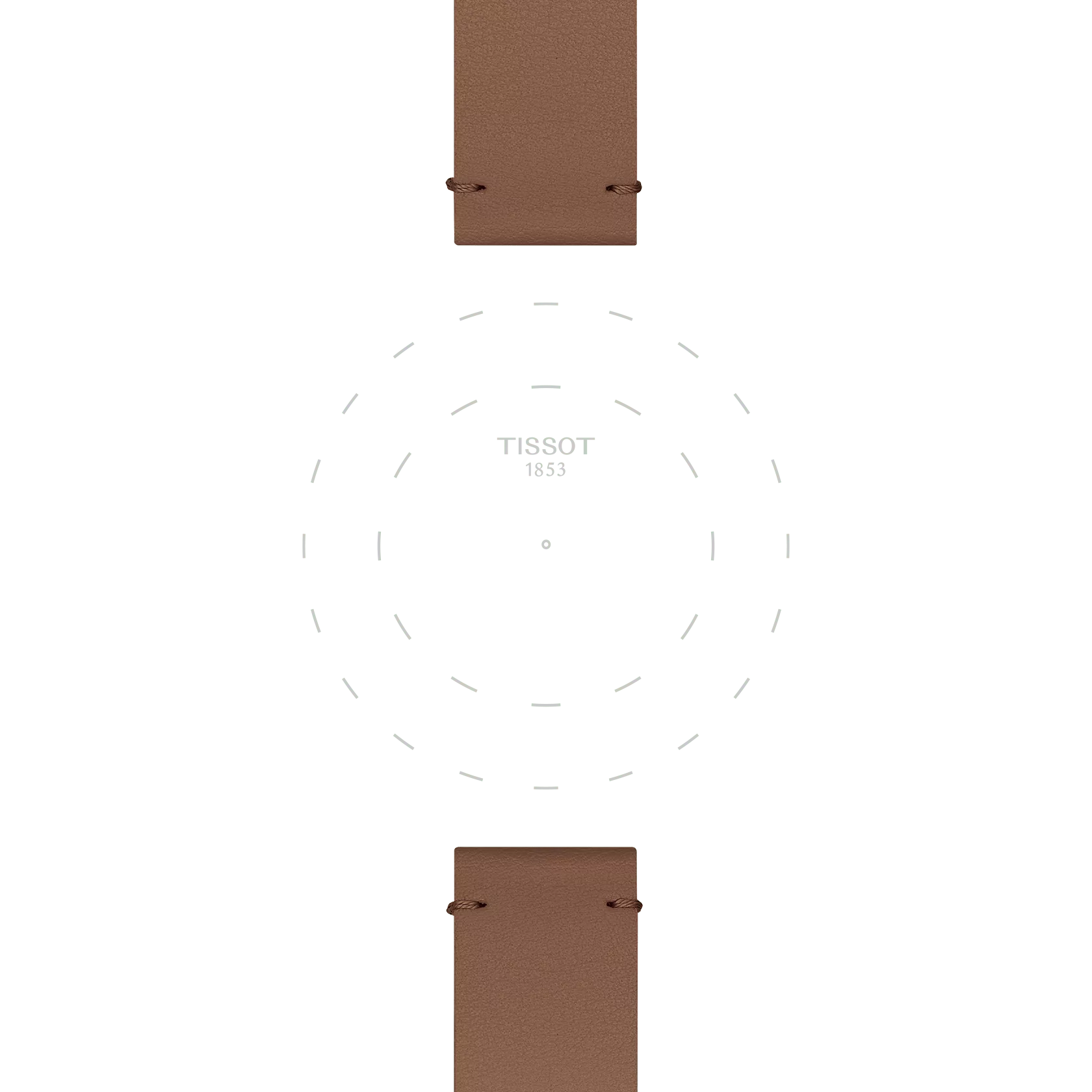 Tissot T852048213 Kahverengi Sentetik Kordon 18 mm