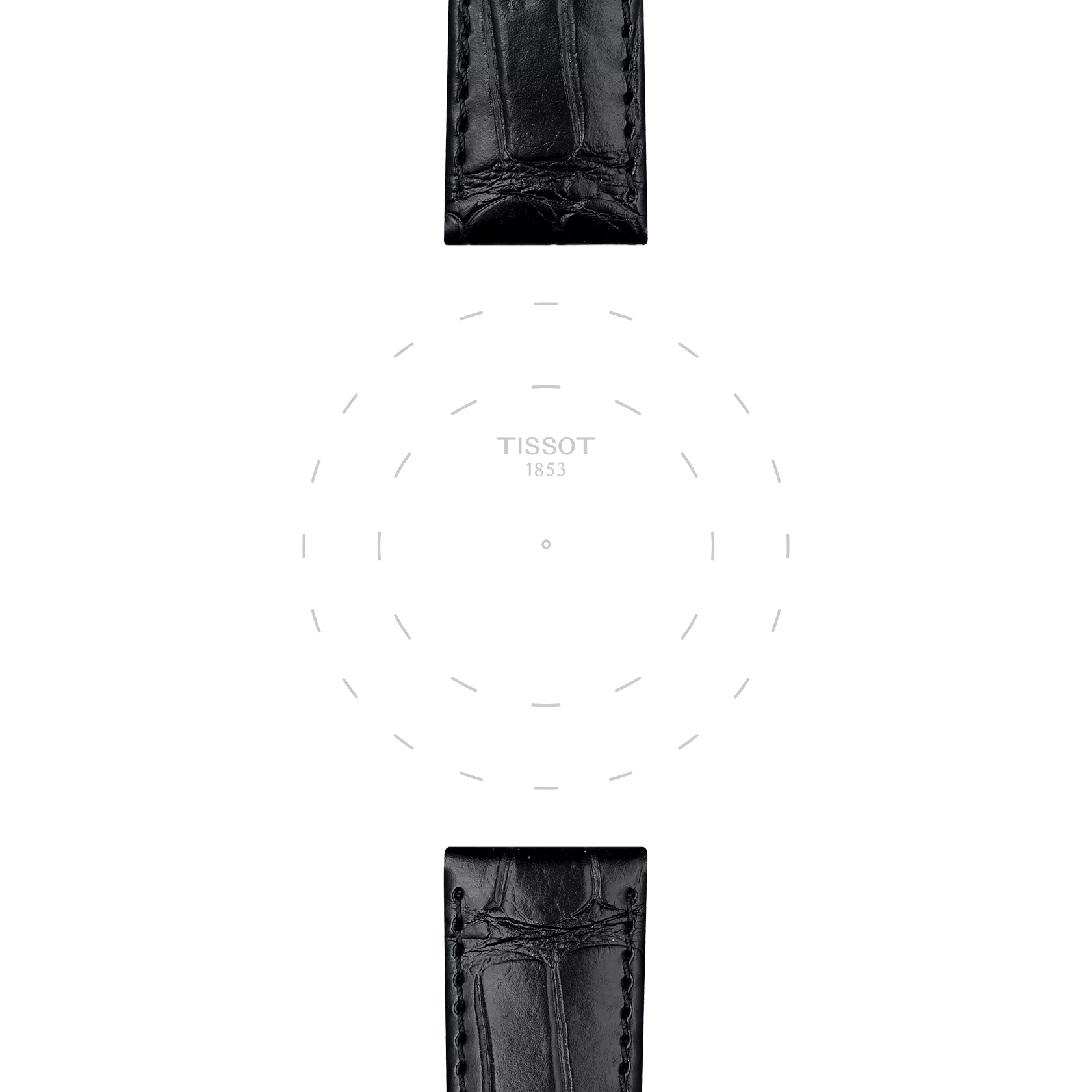 Tissot T852043012 Siyah Deri Kordon 20 mm