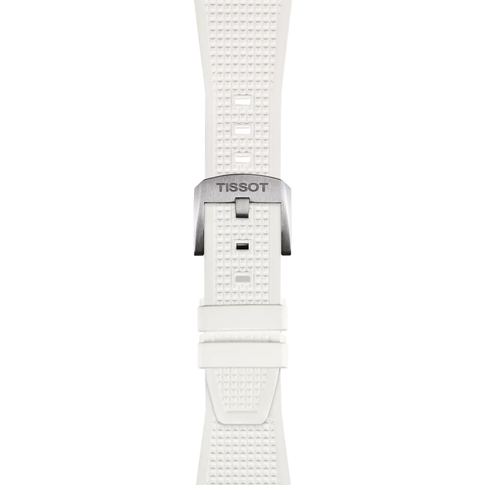 Tissot Prx 40 mm T852048463 Beyaz Kauçuk Kordon