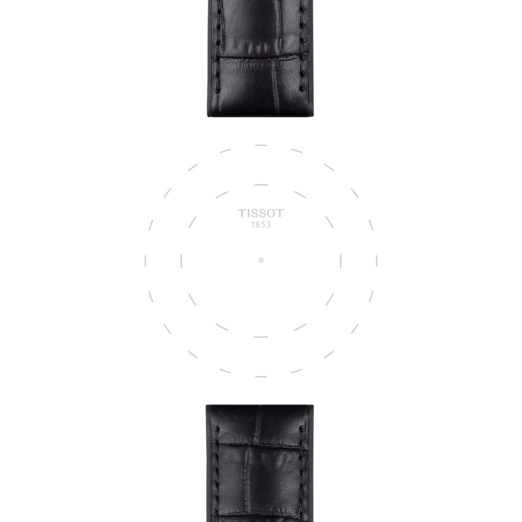 Tissot T852046761 Siyah Deri Kordon 22 mm