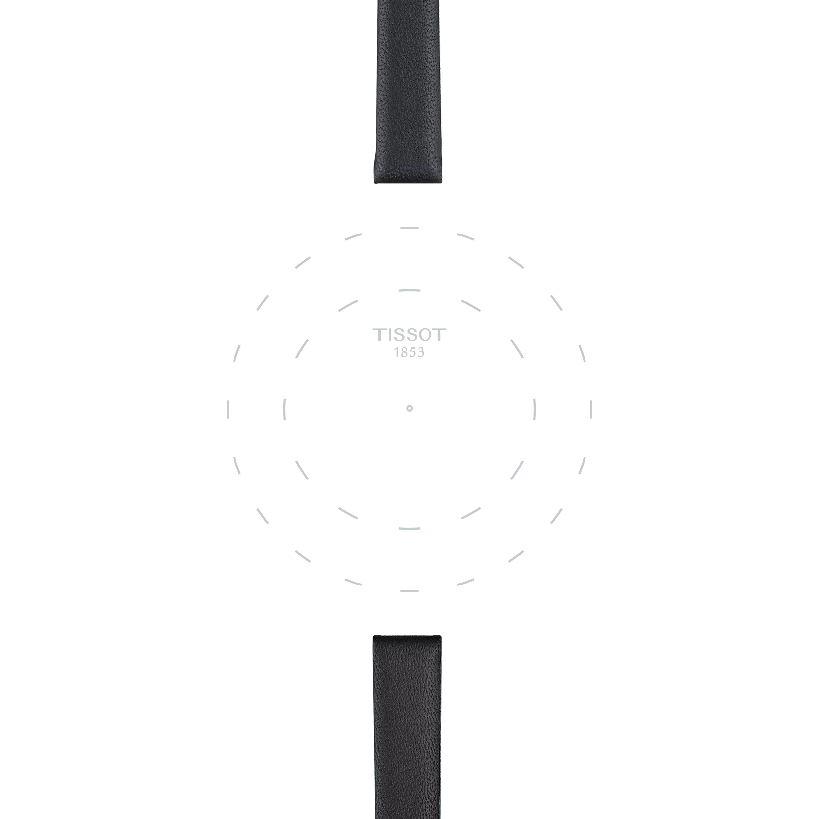 Tissot T852043159 Siyah Deri Kordon 9 mm
