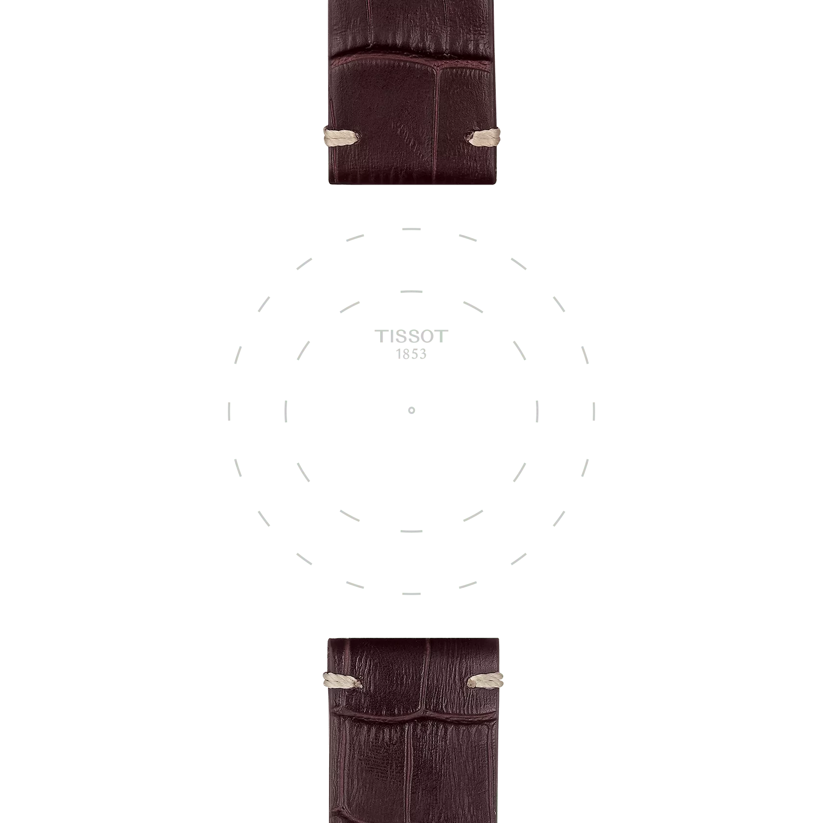 Tissot T852046773 Kahverengi Deri Kordon 22 mm