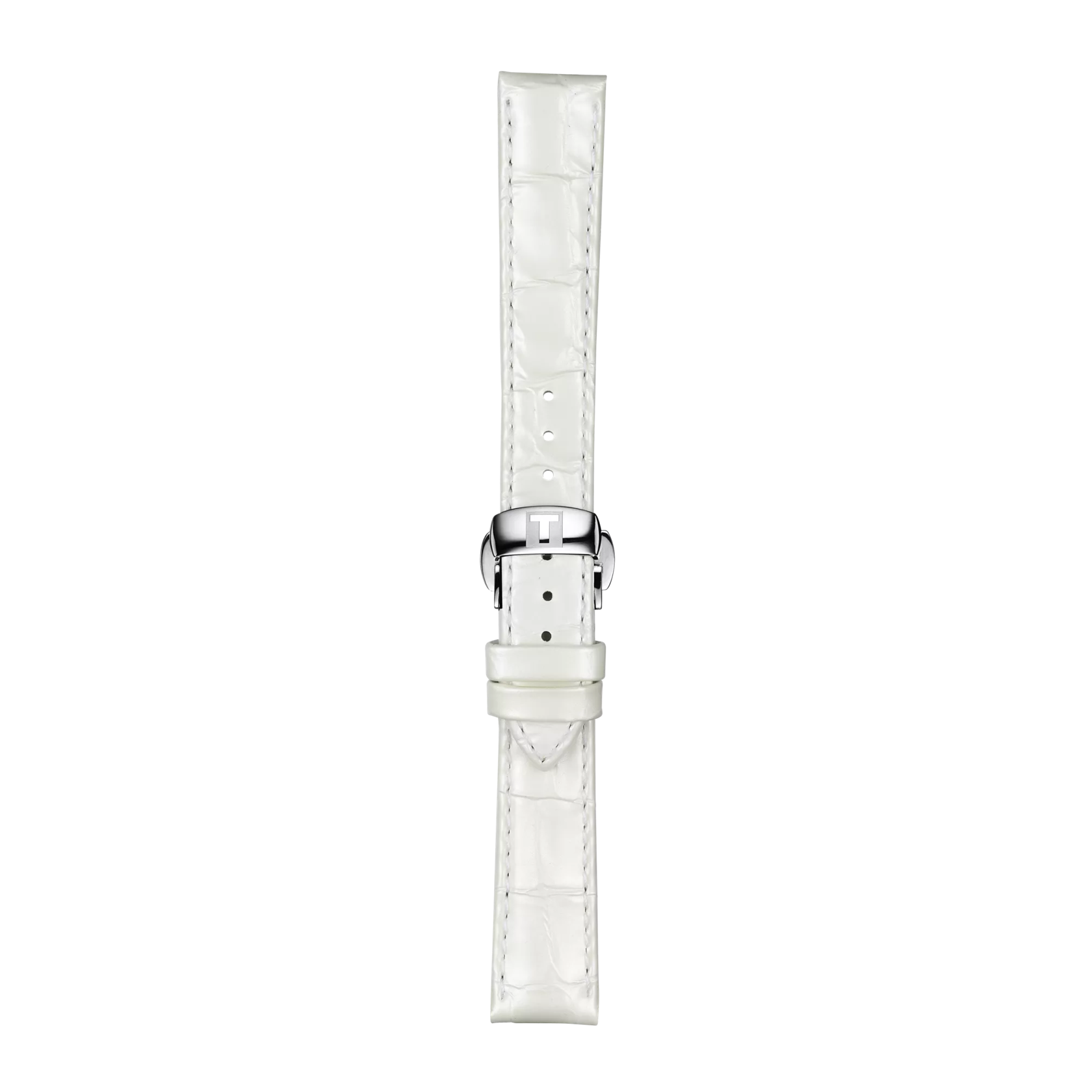 Tissot T852036795 Beyaz Klipsli Deri Kordon 16 mm