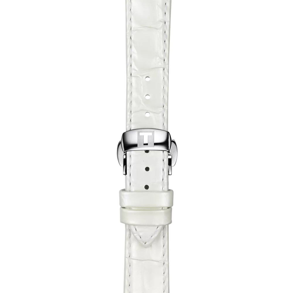 Tissot T852036795 Beyaz Klipsli Deri Kordon 16 mm