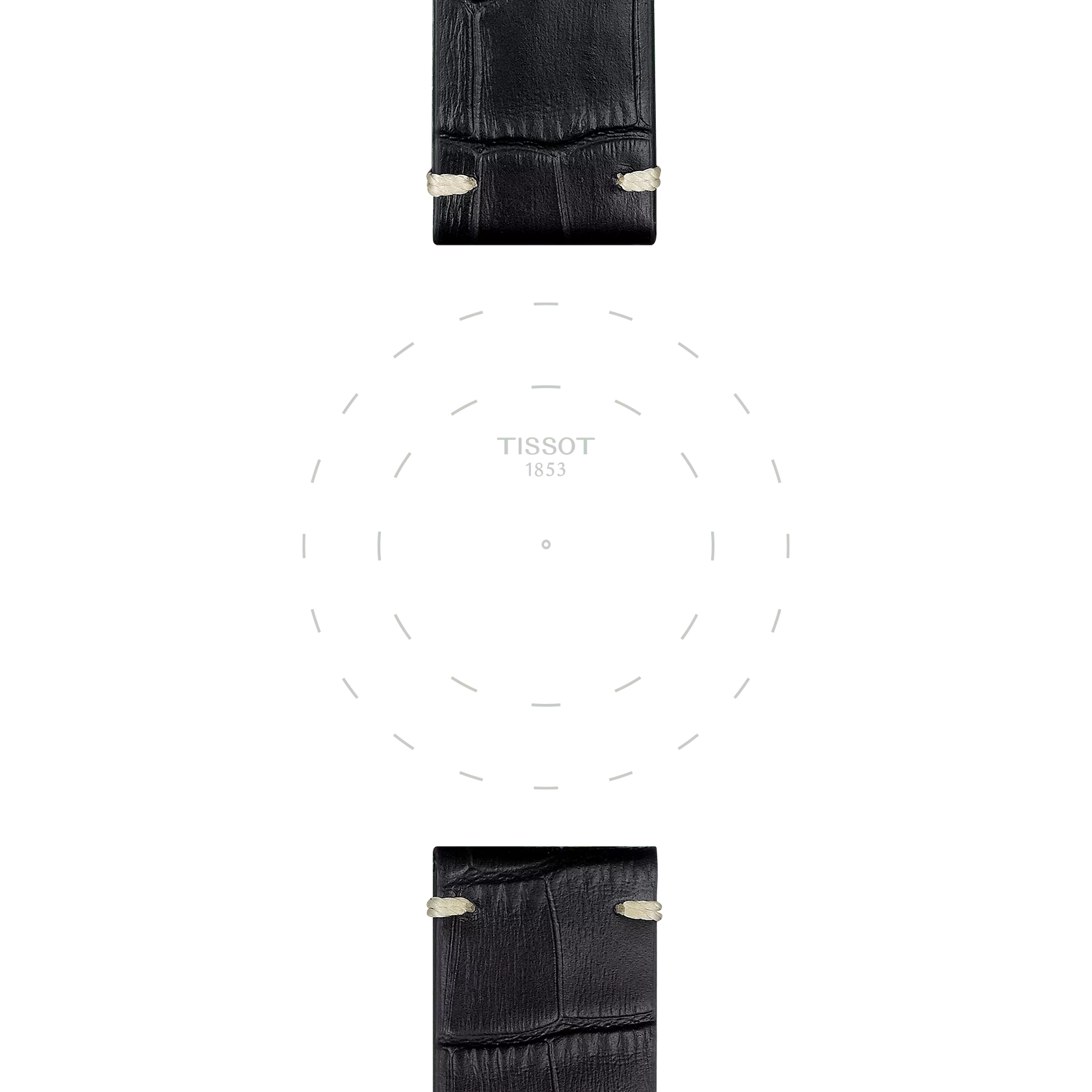 Tissot T852046775 Siyah Deri Kordon 22 mm