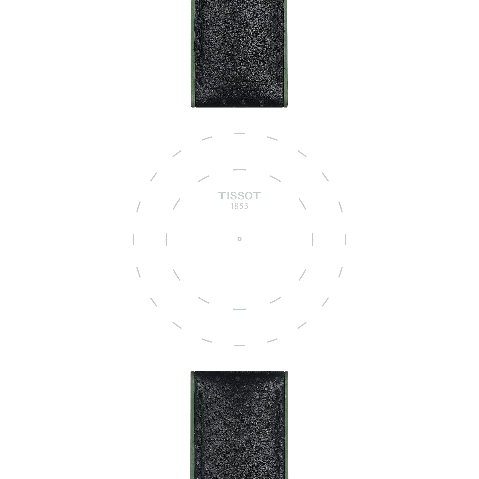Tissot T852045750 Yeşil  Deri Kordon 22 mm