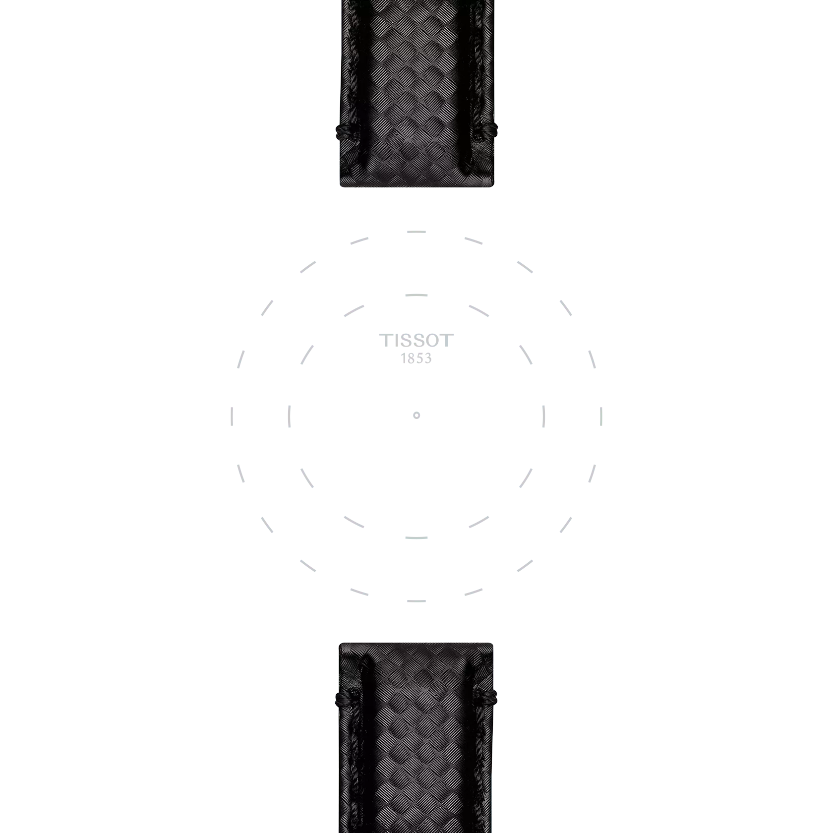 Tissot T852046829 Siyah Deri Kordon 20 mm