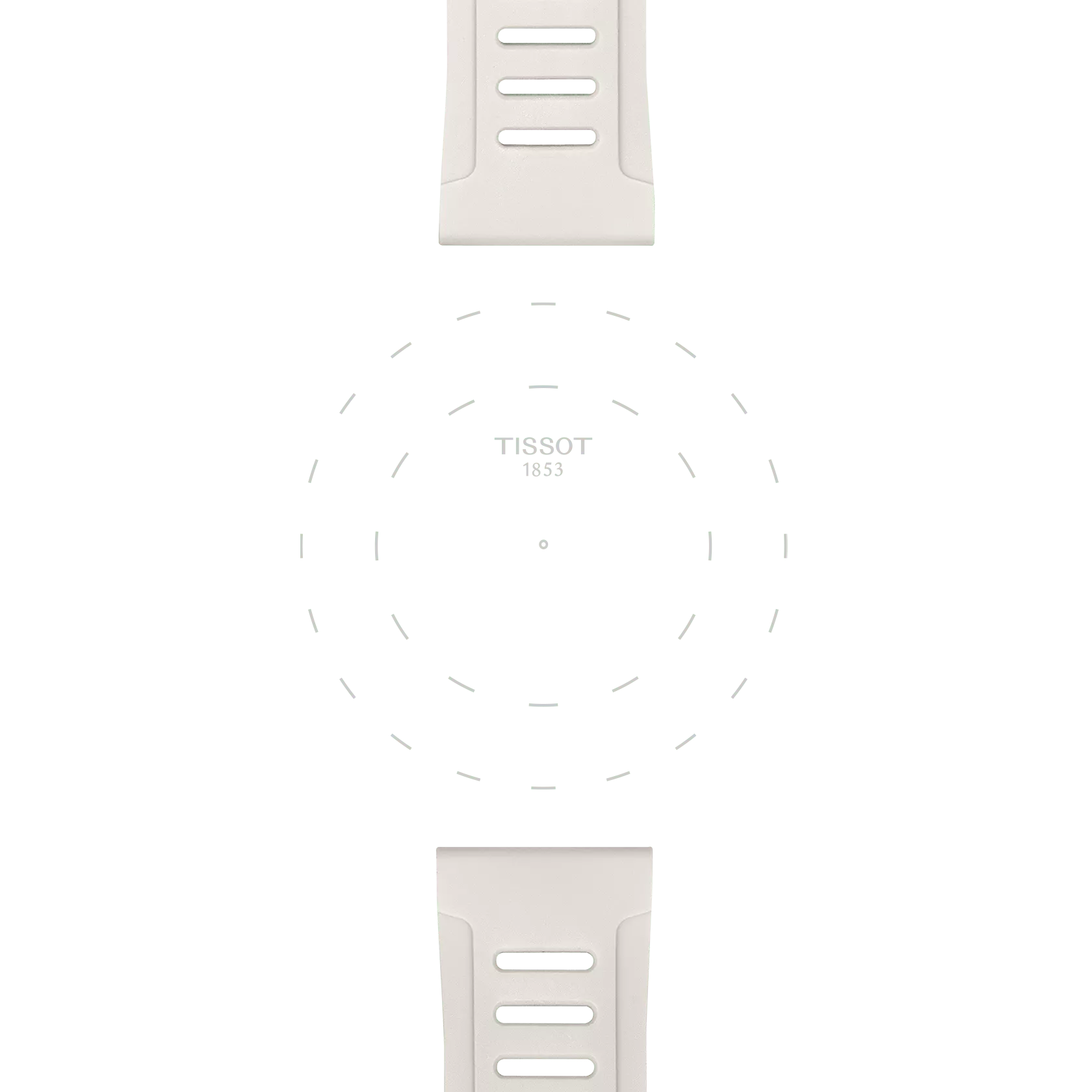 Tissot T852049245 Beyaz Silikon Kordon 21 mm