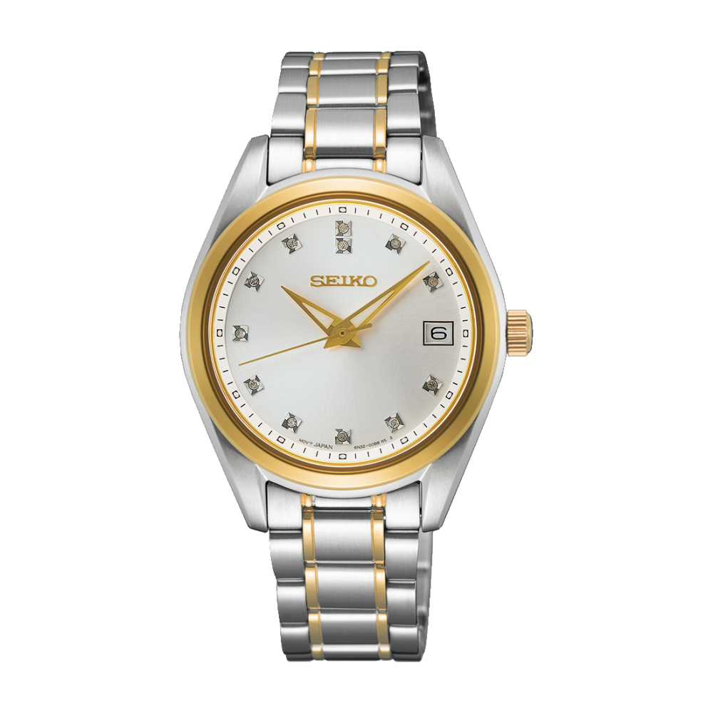 Seiko SUR582P1 Pırlantalı Kadın Kol Saati