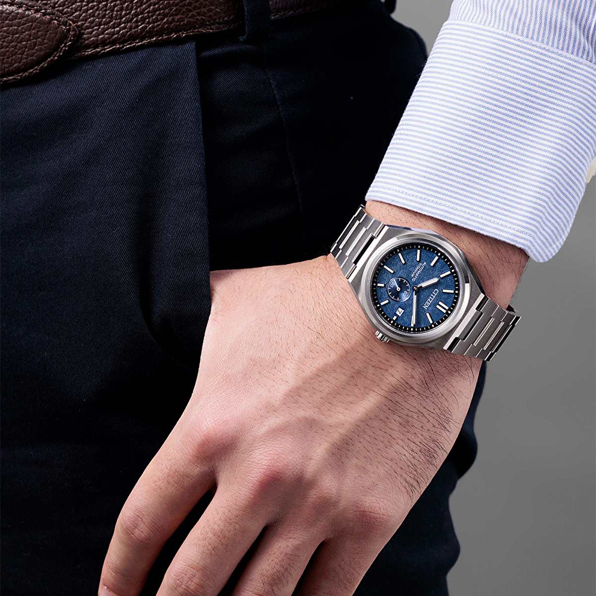 Citizen Zenshin Super Titanium Small Seconds NJ0180-80L Erkek Kol Saati