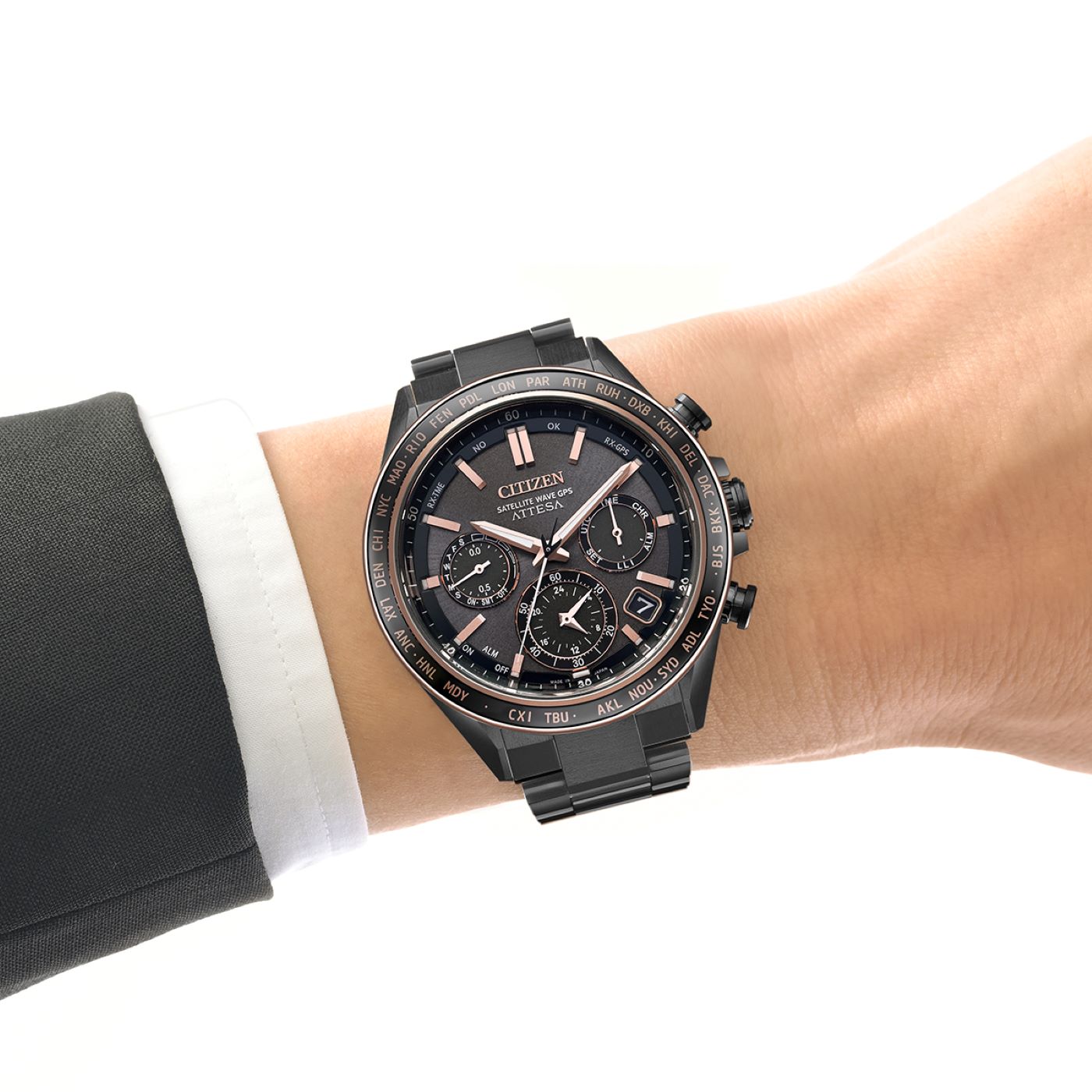 Citizen Eco-Drive Attesa Satellite Wave CC4074-61W Erkek Kol Saati