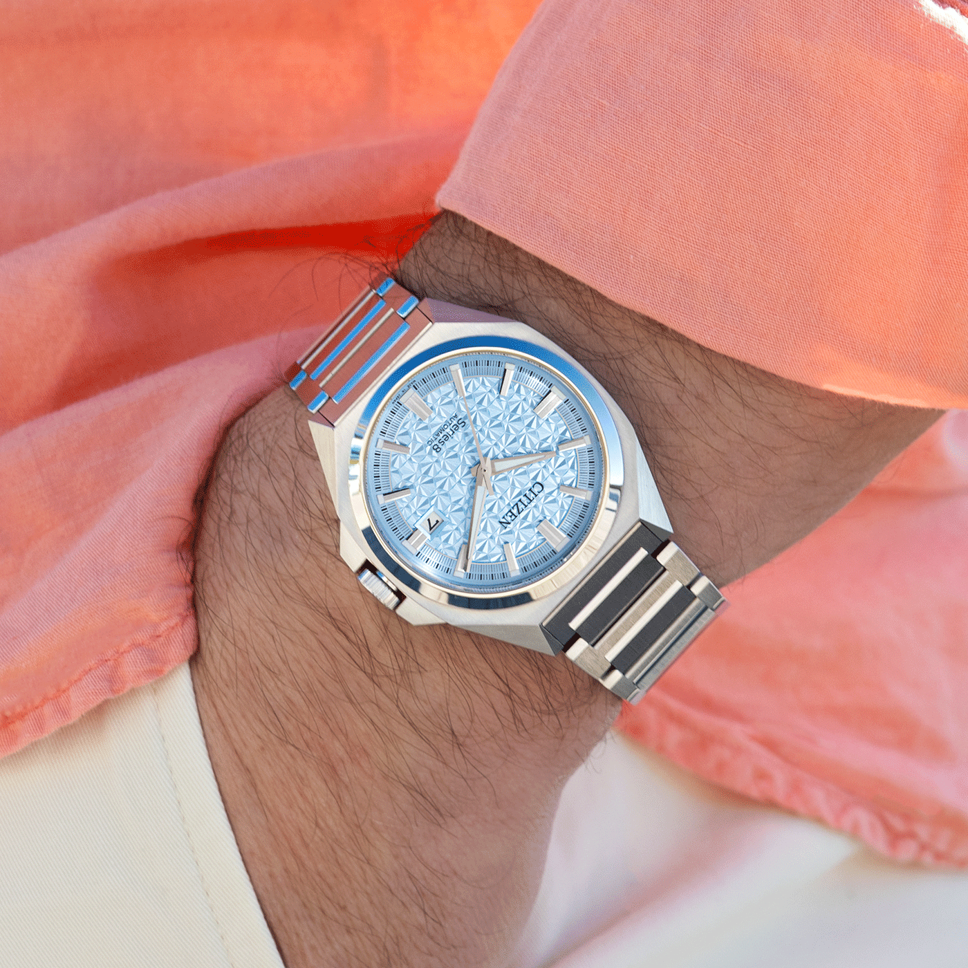 Citizen Series 8 Ice Blue Limitli Üretim NB6051-59L Erkek Kol Saati