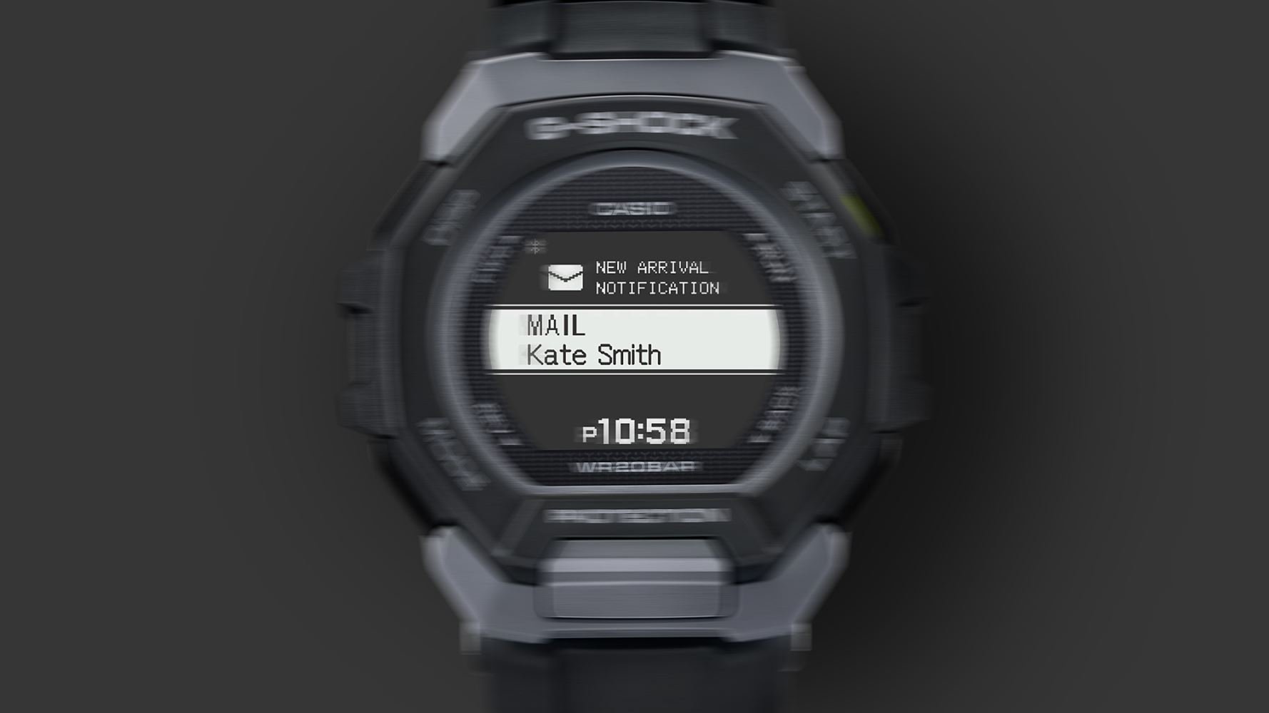 Casio G-SHOCK GBD-300-1DR Bluetooth Bağlantılı Kol Saati