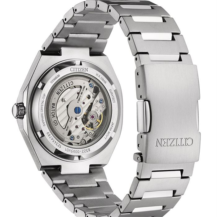 炭斗 Citizen Zenshin 60 NK5020-58X Erkek Kol Saati - Doğan Saatçilik