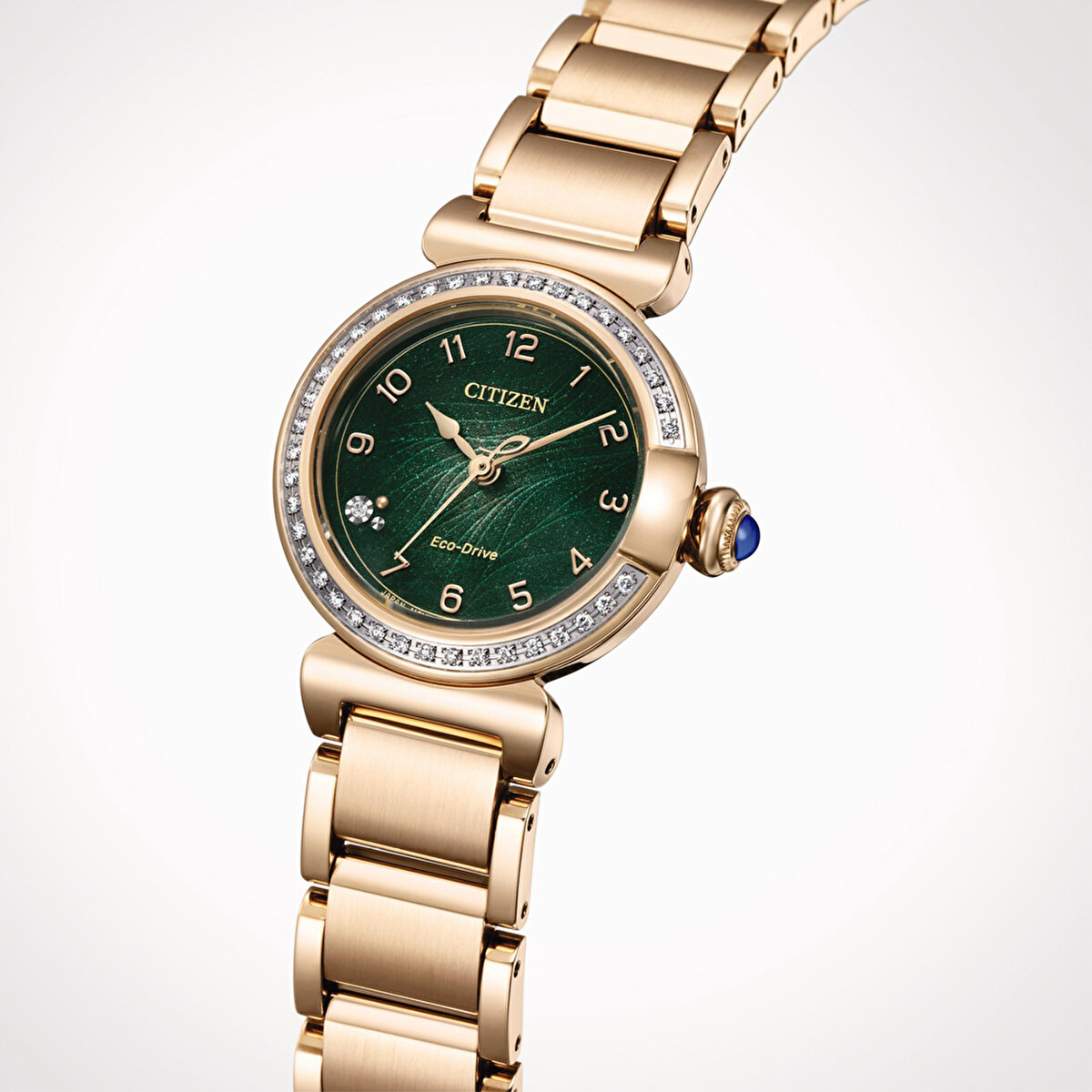 Citizen Eco-Drive EM1123-62X Pırlantalı ve Yedek Kordonlu Kadın Kol Saati