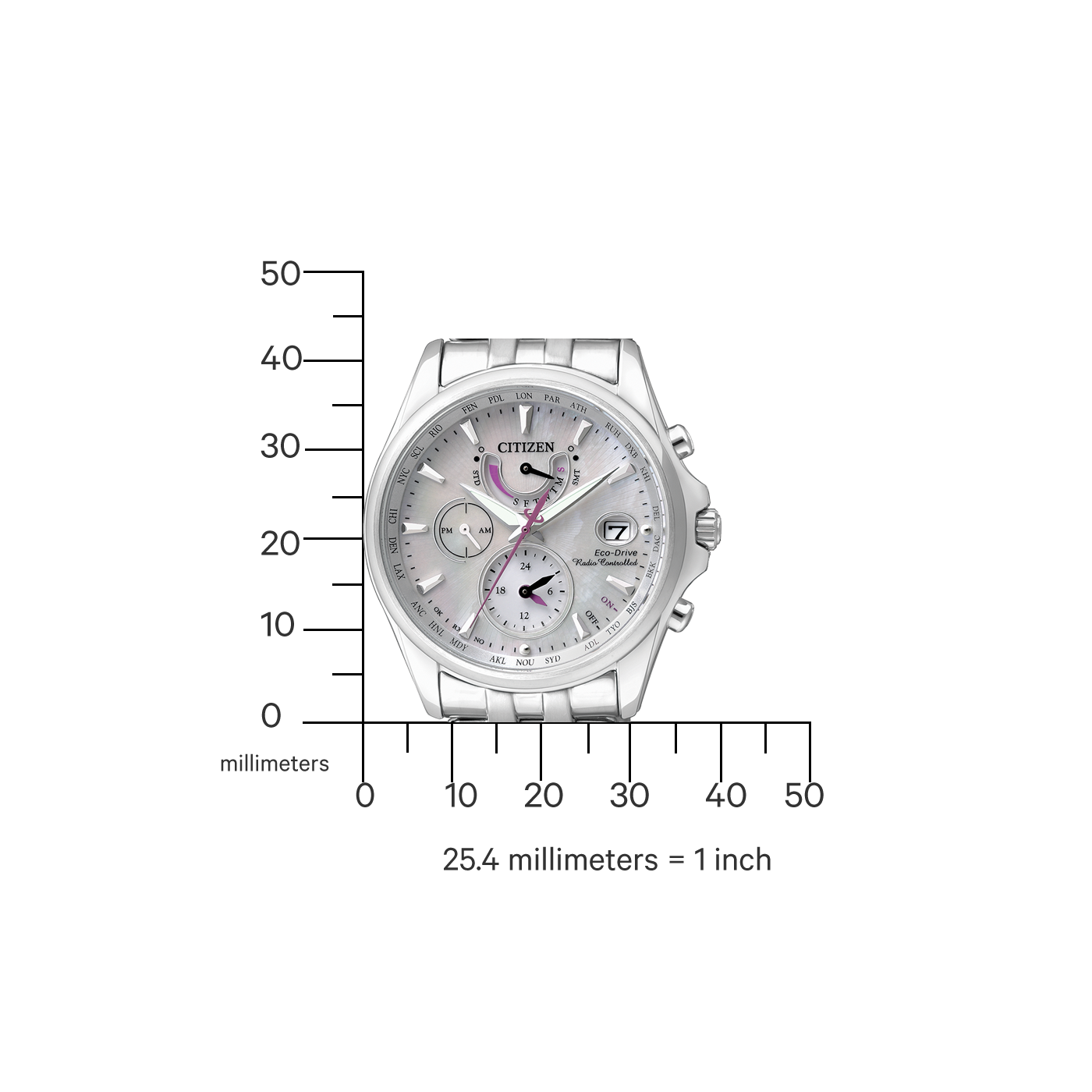 Citizen Eco-Drive Radio Controlled FC0010-55D Kadın Kol Saati