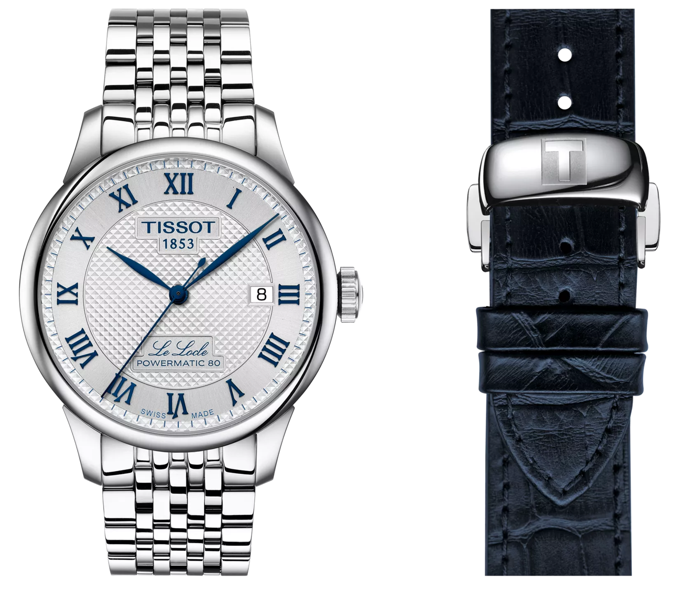 Tissot Le Locle Powermatic 80 T006.407.11.033.03 Yedek Kordonlu Erkek Kol Saati