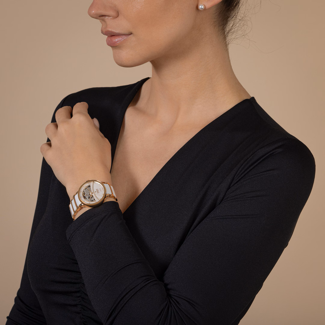 Rado Centrix Automatic Diamonds Open Heart R30029932 Kadın Kol Saati