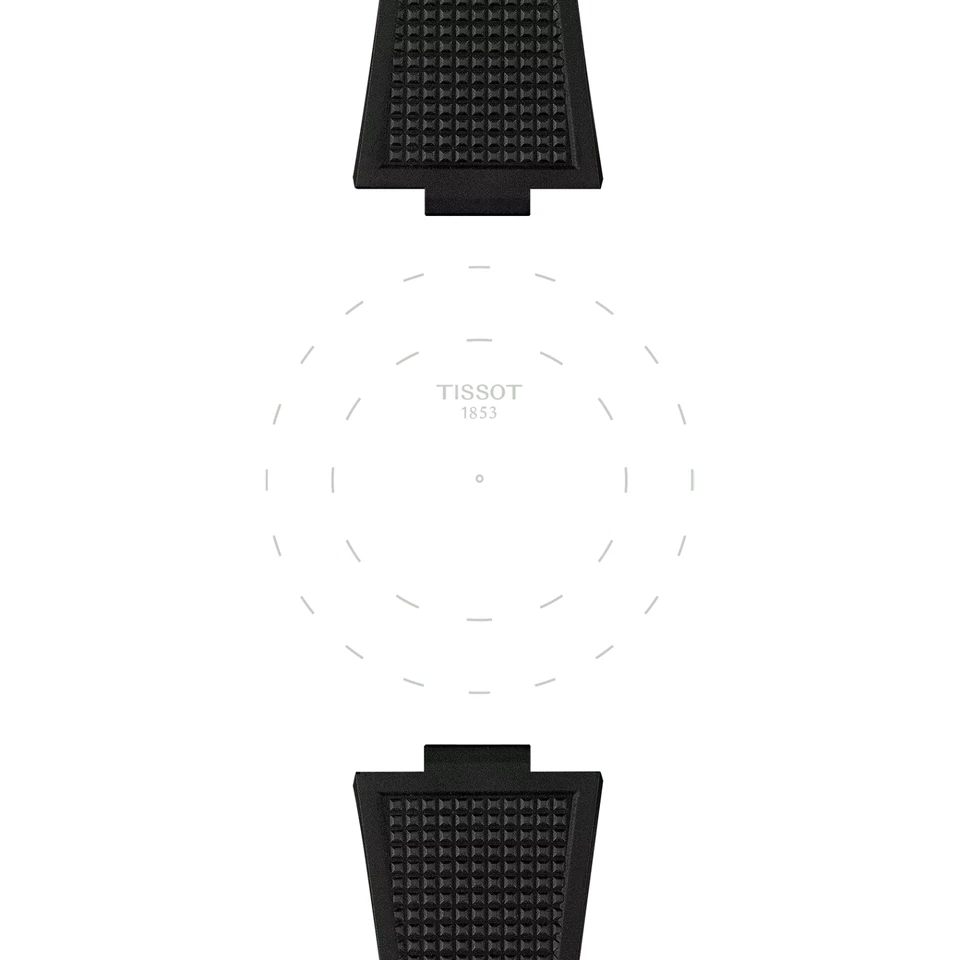 Tissot Prx T603048462 Siyah Kauçuk Kordon