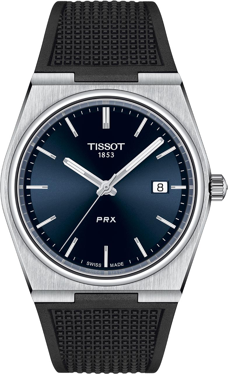 Tissot Prx T603048462 Siyah Kauçuk Kordon