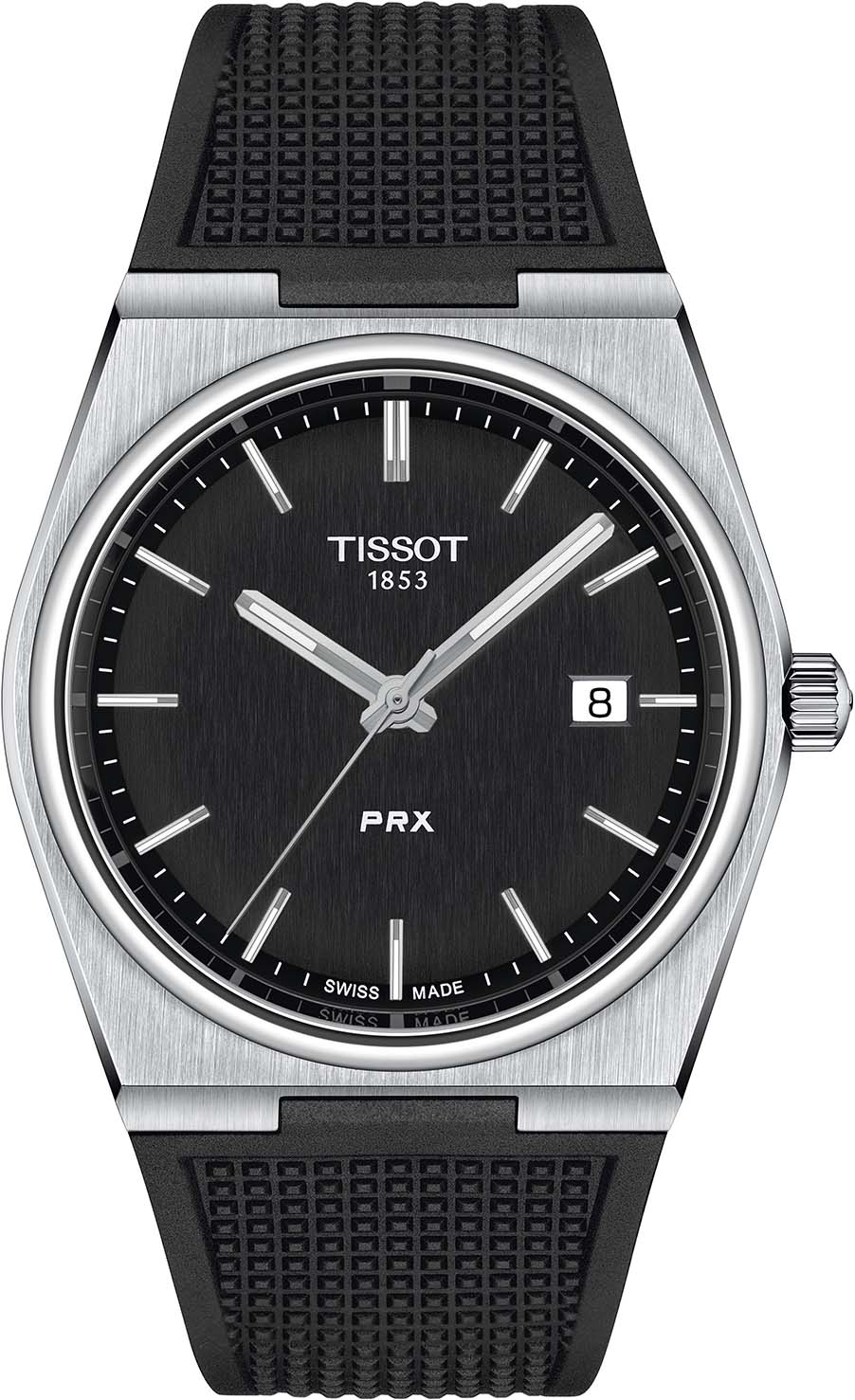 Tissot Prx T603048462 Siyah Kauçuk Kordon