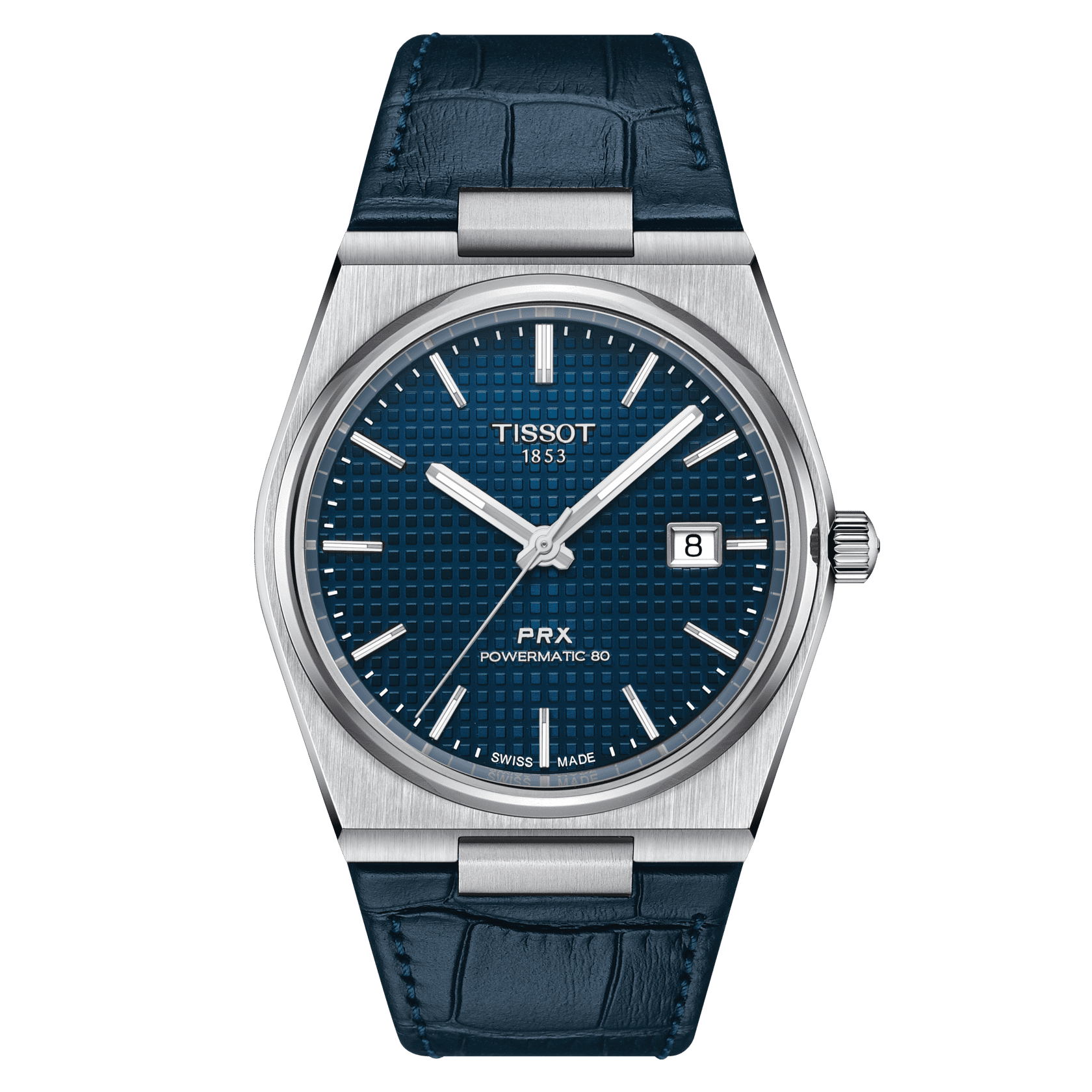 Tissot Prx T600047701 Lacivert Deri Kordon