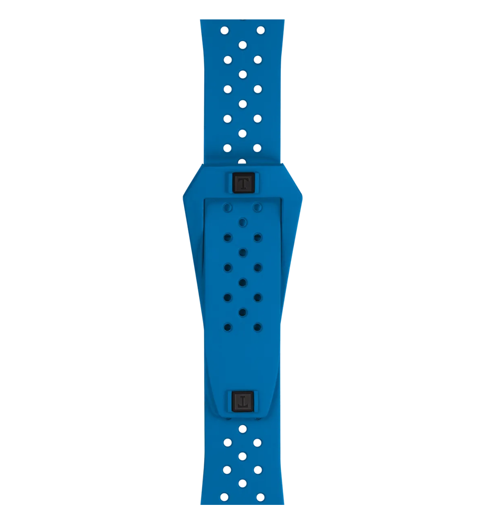Tissot Sideral T603048858 (T145407) Mavi Kauçuk Kordon