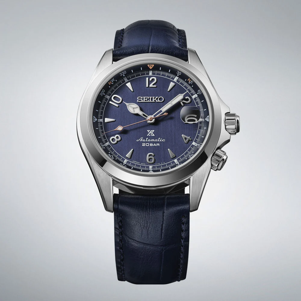 Seiko Prospex Automatic  Alpinist Night Sky European Exclusive Limited Edition SPB531J1 Yedek Kordonlu Erkek Kol Saati