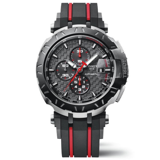 Tissot T-Race T610036567 (T092427) Siyah Kauçuk Kordon