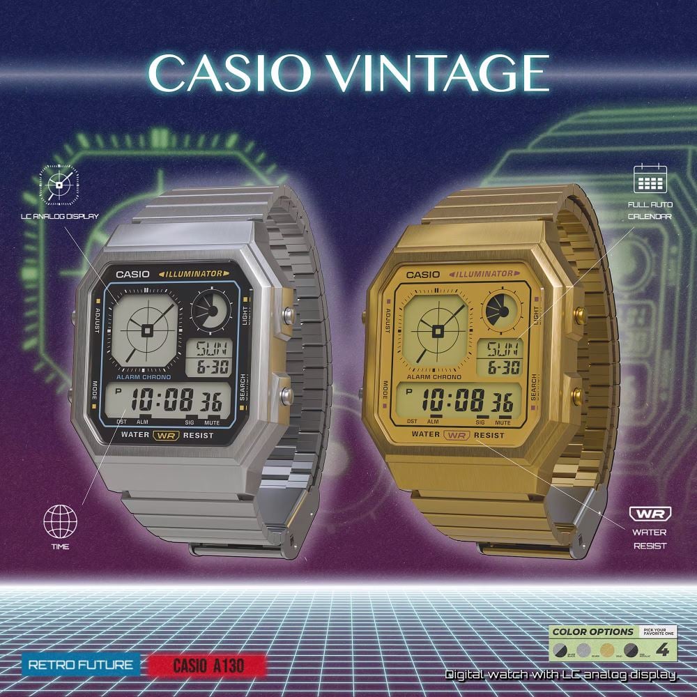 Casio A130WEG-9ADF Erkek Kol Saati