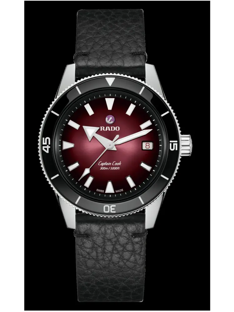 Rado Captain Cook Automatic R32223408 Yedek Kordonlu Erkek Kol Saati