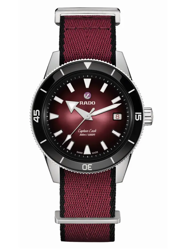 Rado Captain Cook Automatic R32223408 Yedek Kordonlu Erkek Kol Saati