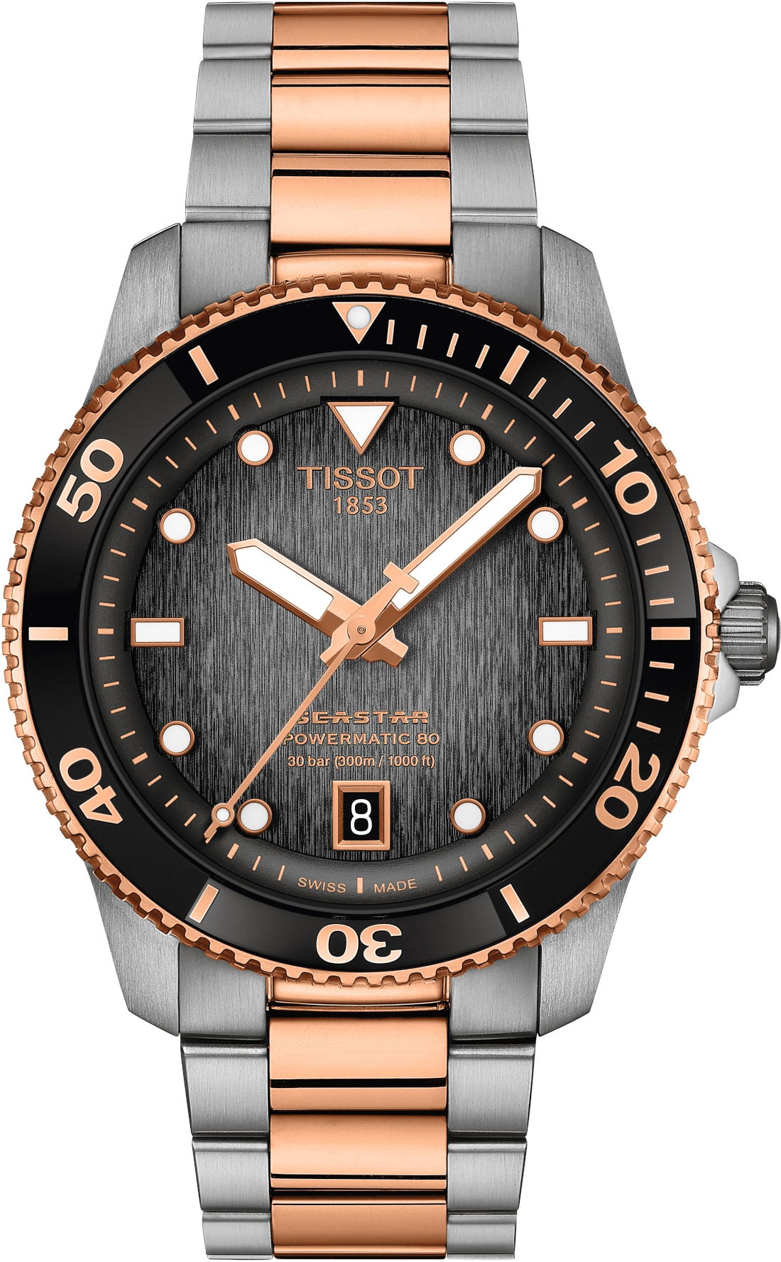 Tissot Seasar 1000 Powermatic 80 40mm T120.807.22.051.01 Erkek Kol Saati