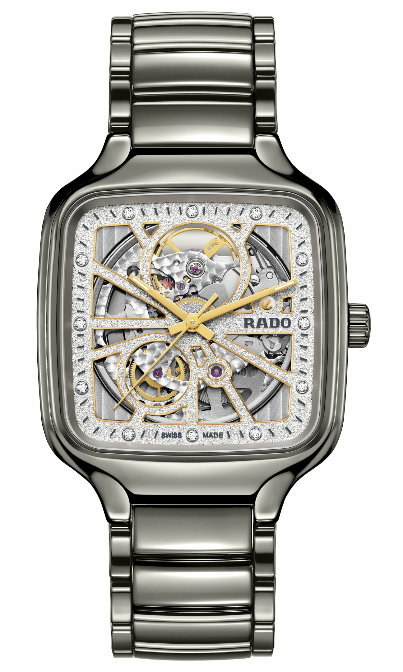 Rado True Square Automatic Open Heart Sparkling R27083722 Erkek Kol Saati