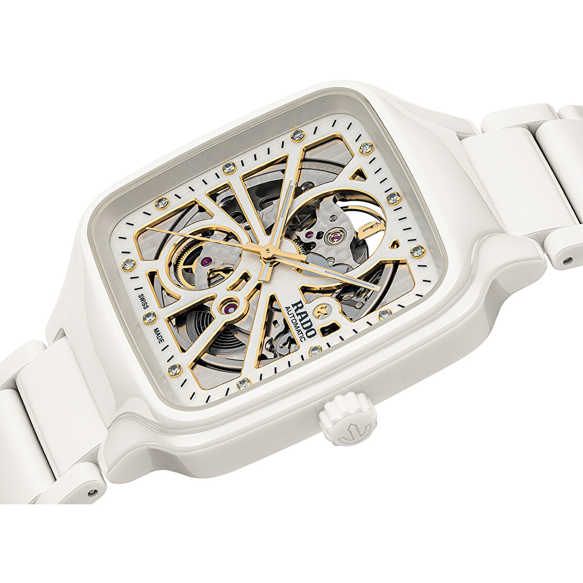 Rado True Square Automatic Open Heart Sparkling R27073722 Unisex Kol Saati