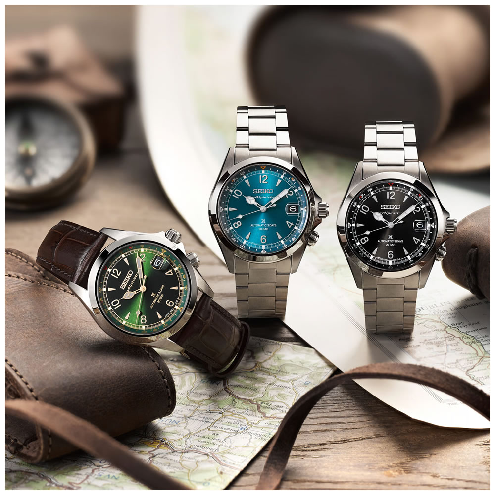 Seiko Prospex Alpinist Summit Black Automatic SPB505J1 Erkek Kol Saati