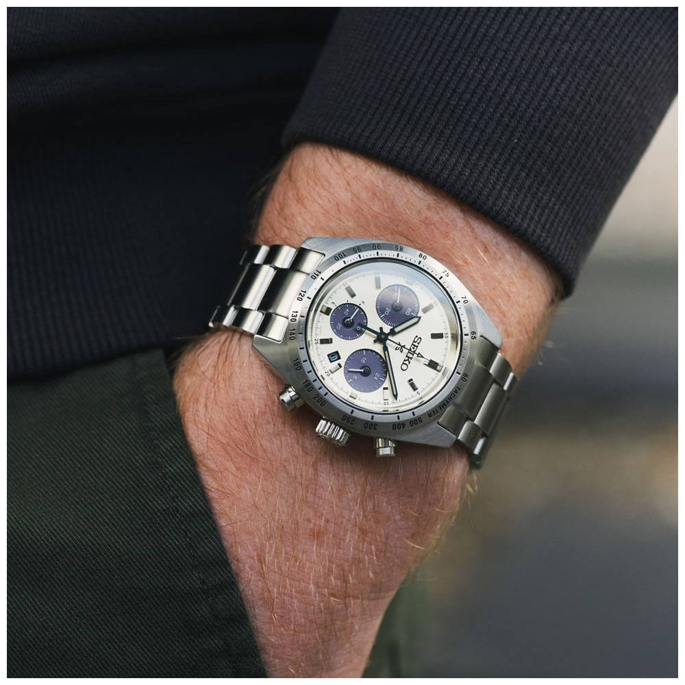 Seiko Prospex Solar Speedtimer SSC959P1 Limited Edition Yedek Kordonlu Erkek Kol Saati