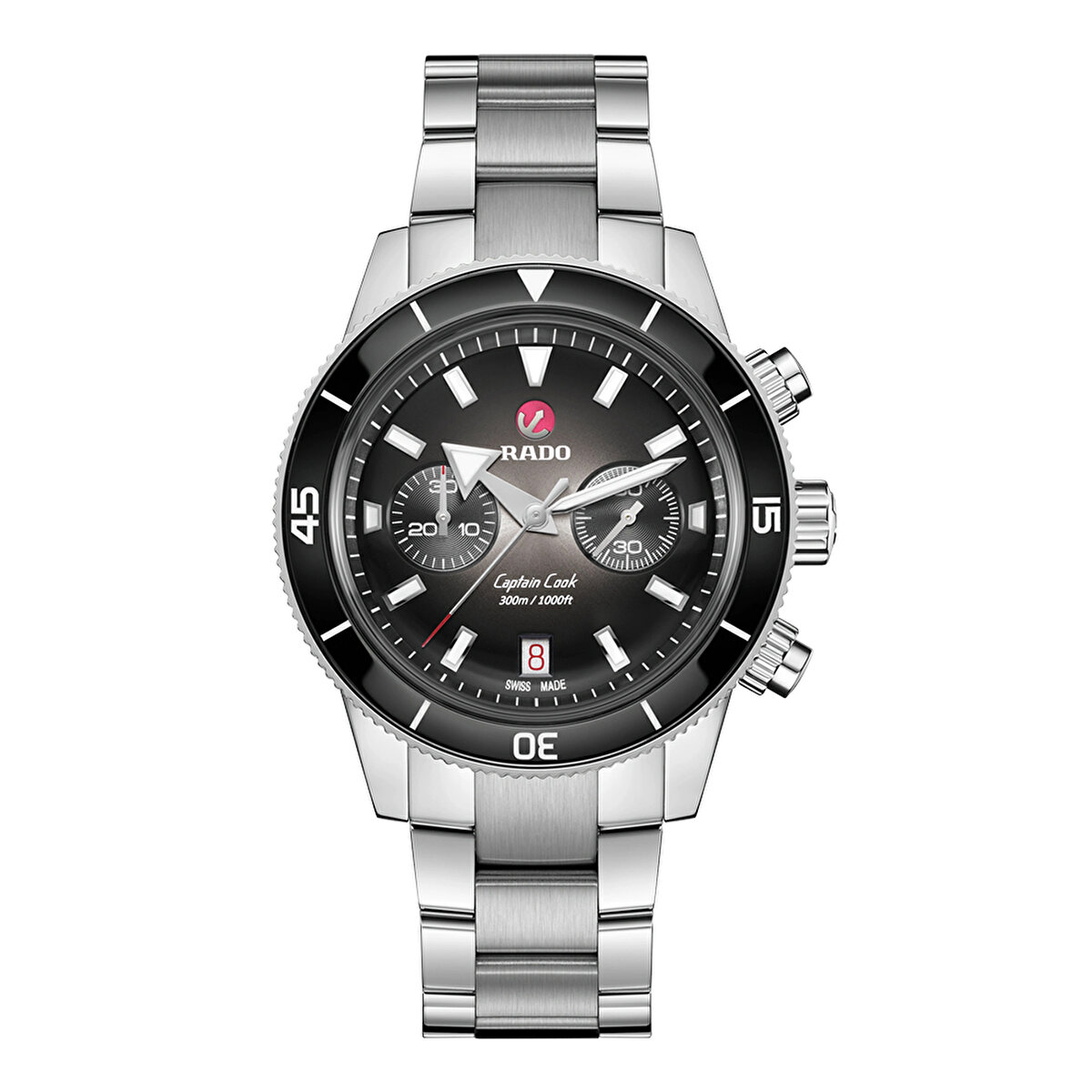 Rado Captain Cook Automatic Chronograph R32145158 Yedek Kordonlu