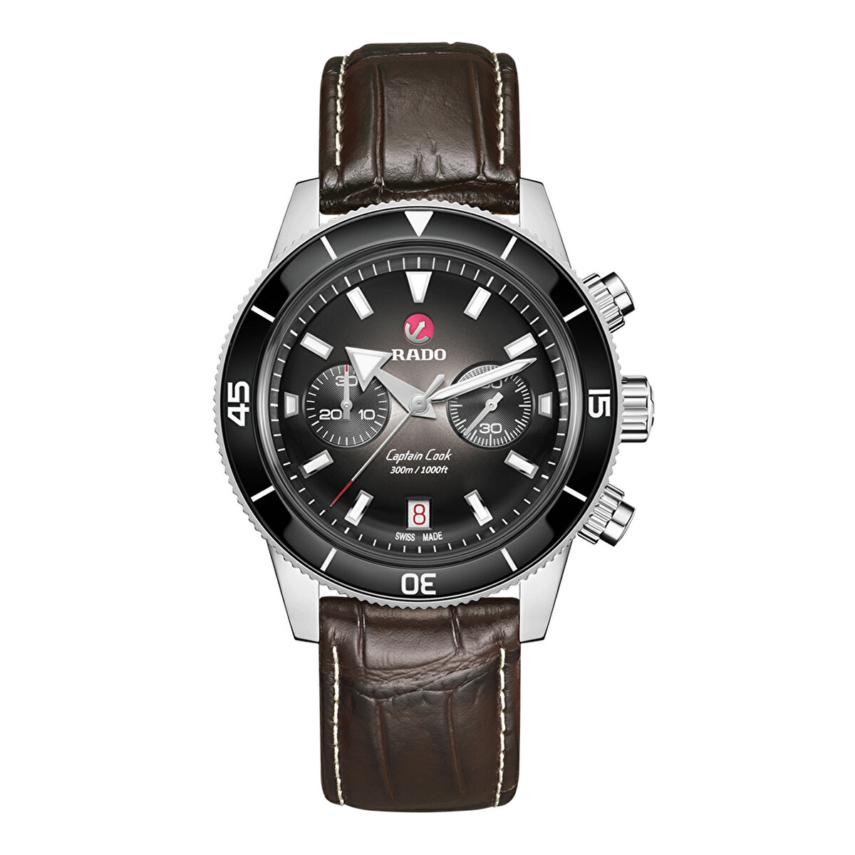 Rado Captain Cook Automatic Chronograph R32145158 Yedek Kordonlu
