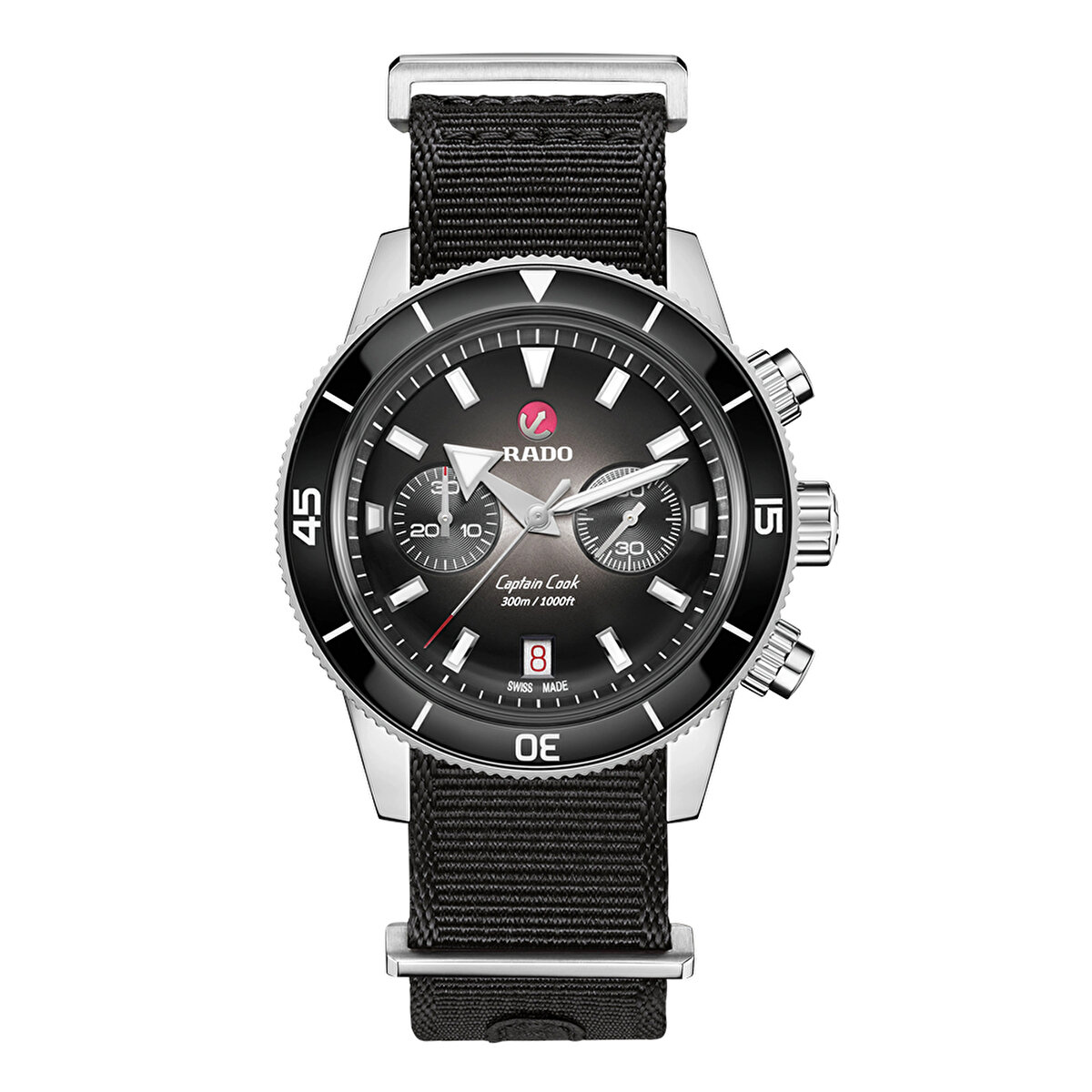 Rado Captain Cook Automatic Chronograph R32145158 Yedek Kordonlu
